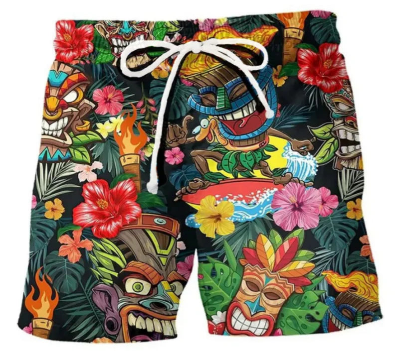 Costume da Bagno Uomo con Coulisse Asciugatura Rapida