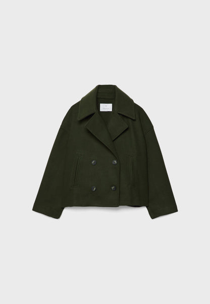 Cappotto Donna Invernale Doppiopetto Corto