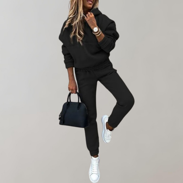 Tuta Donna Cotone con Cappuccio Stile Retrò Casual - Brentozzi