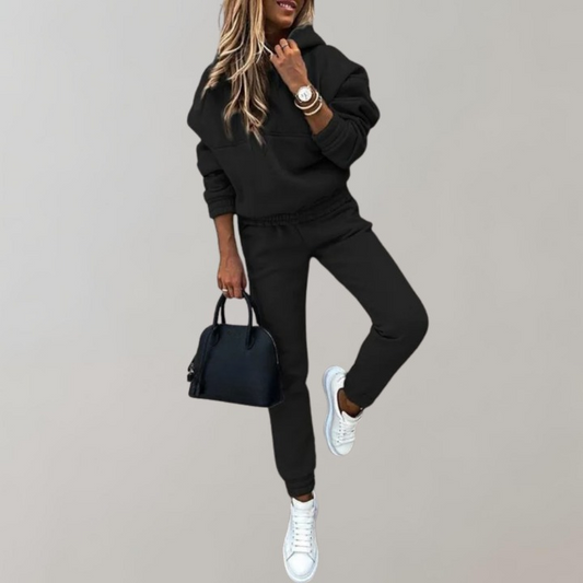 Tuta Donna Cotone con Cappuccio Stile Retrò Casual - Brentozzi