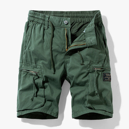 Bermuda Cargo Uomo Cotone con Tasche e Coulisse