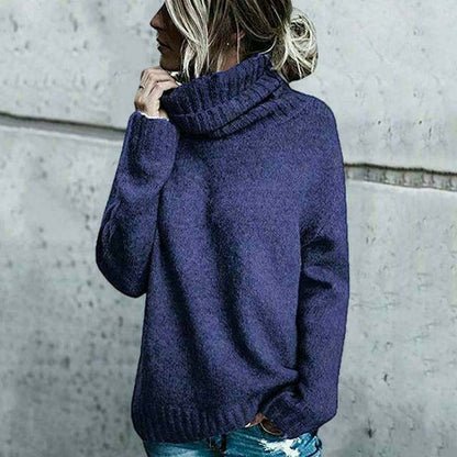 Maglione Donna Oversize in Maglia Girocollo Comodo Casual
