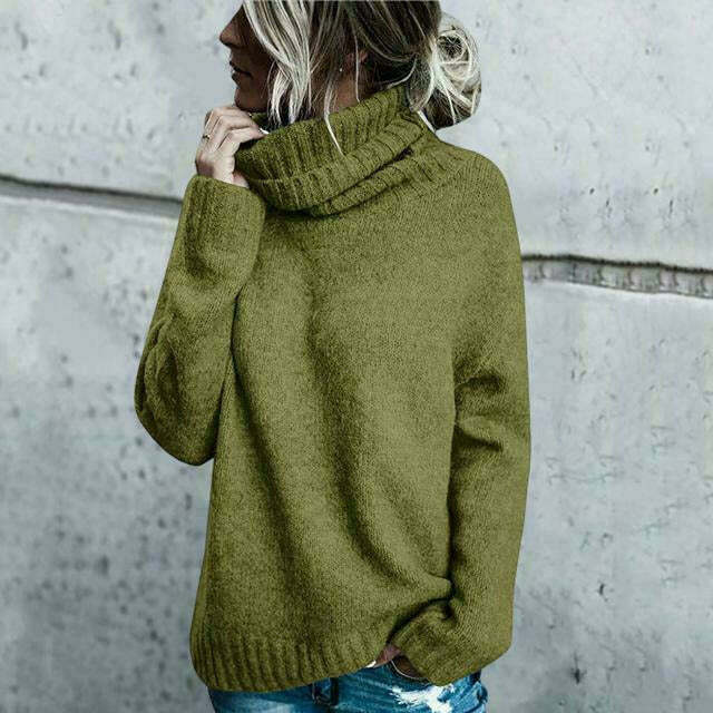 Maglione Donna Oversize in Maglia Girocollo Comodo Casual