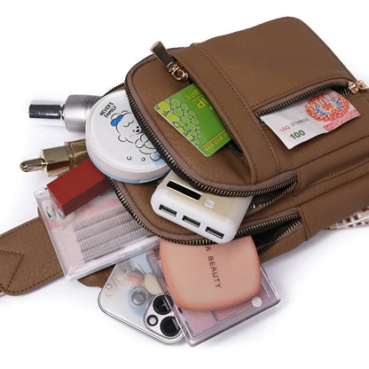 Borsa Tracolla Donna Piccola con Chiusura Zip