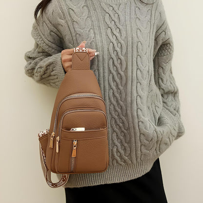 Borsa Tracolla Donna Piccola con Chiusura Zip