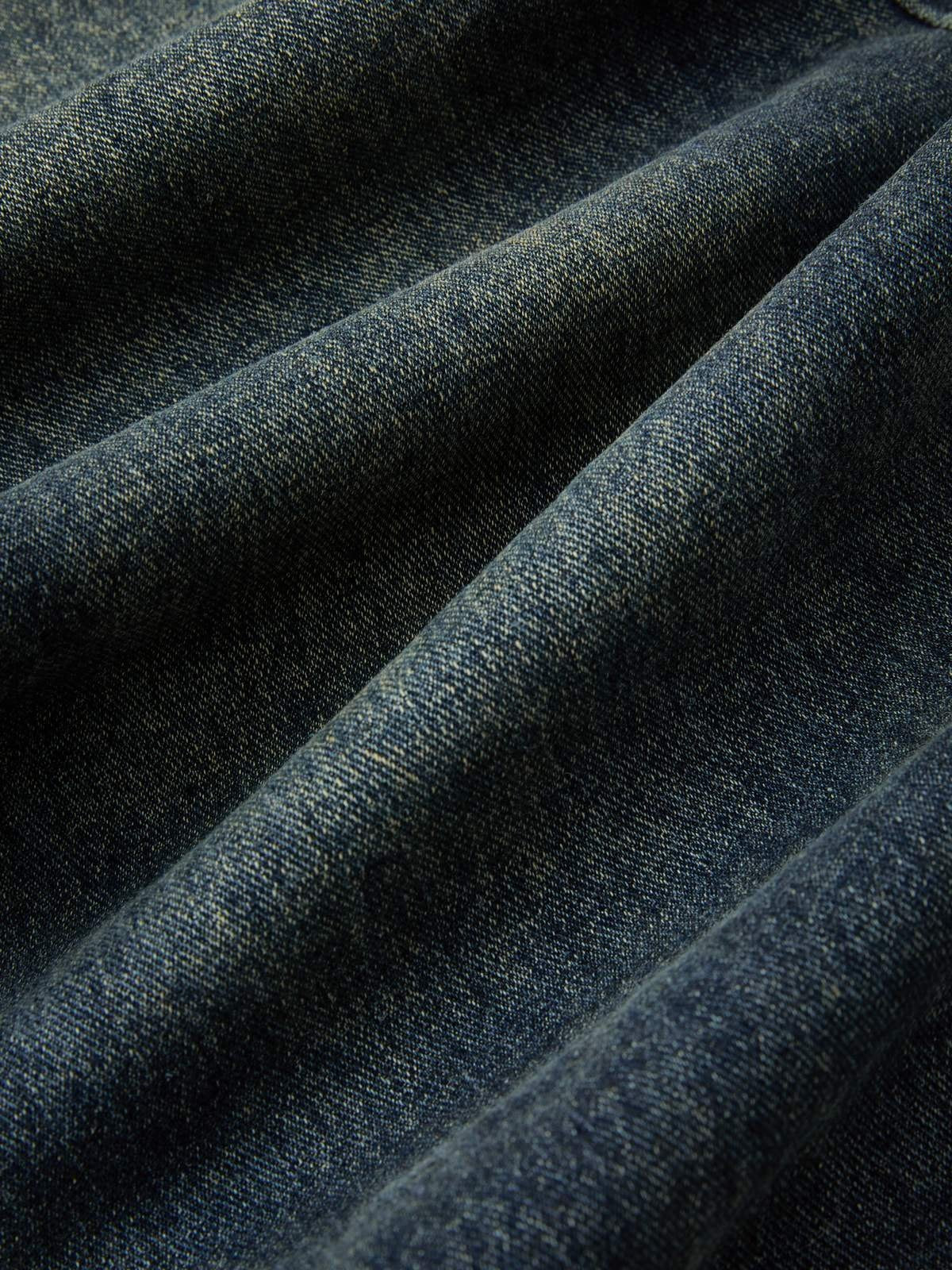 Jeans Baggy Uomo Stile Vintage Lavaggio Morbido