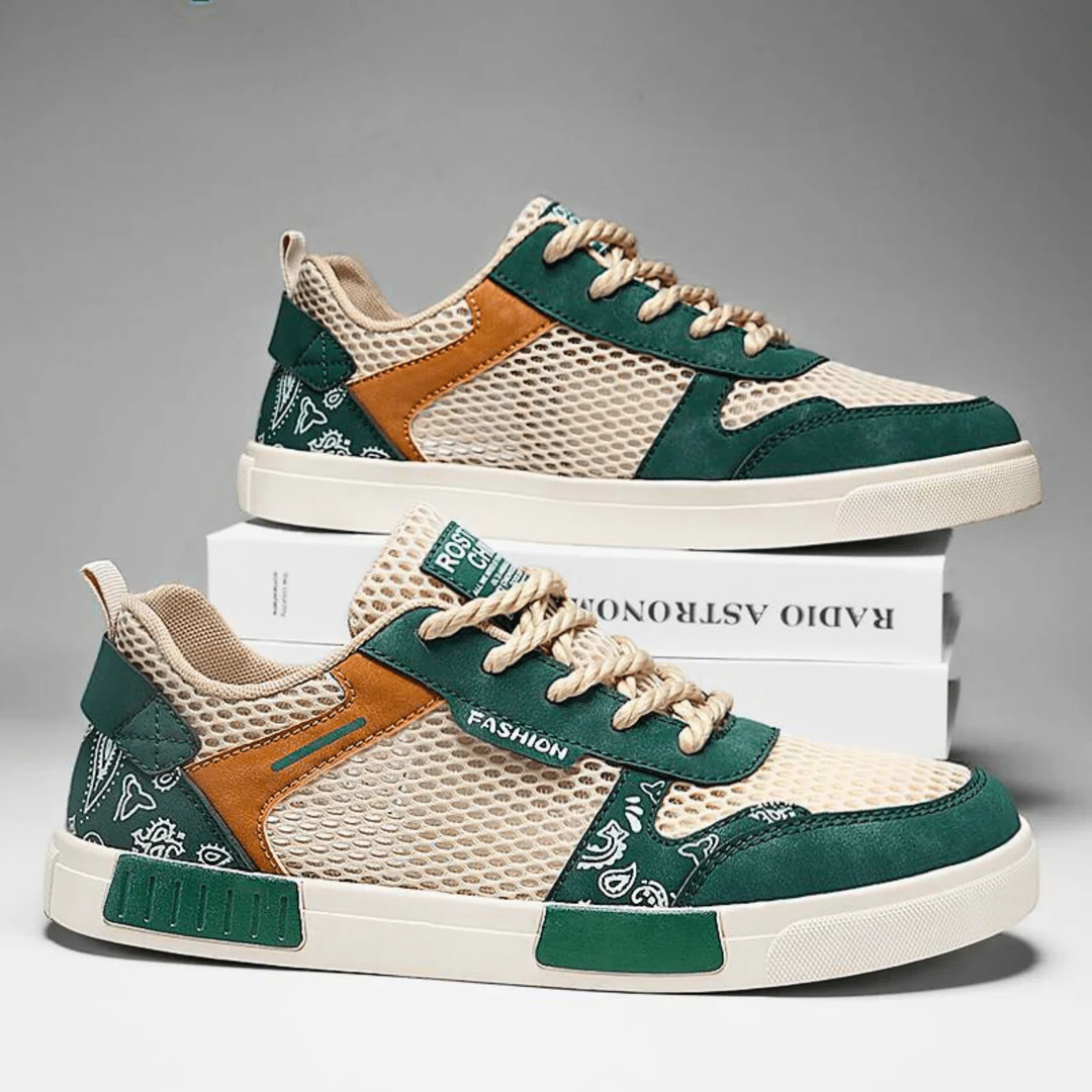 Sneaker Uomo in Mesh con Lacci
