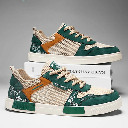 Sneaker Uomo in Mesh con Lacci
