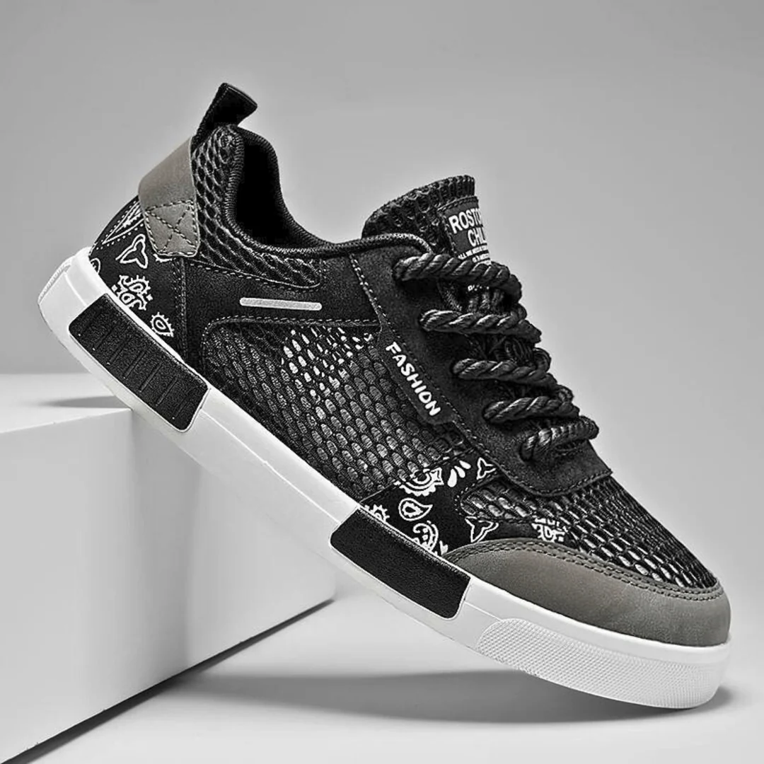 Sneaker Uomo in Mesh con Lacci