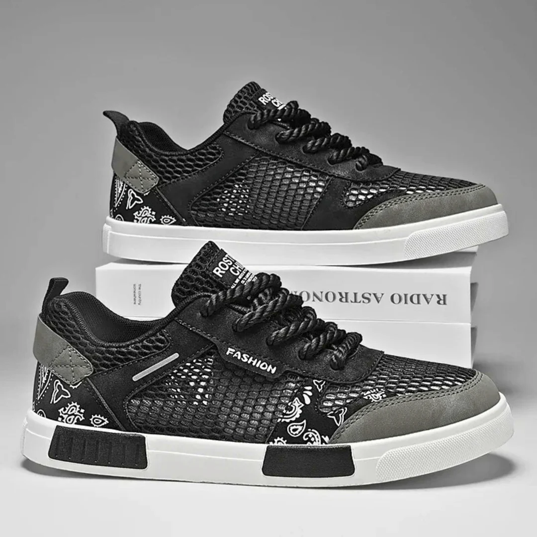 Sneaker Uomo in Mesh con Lacci