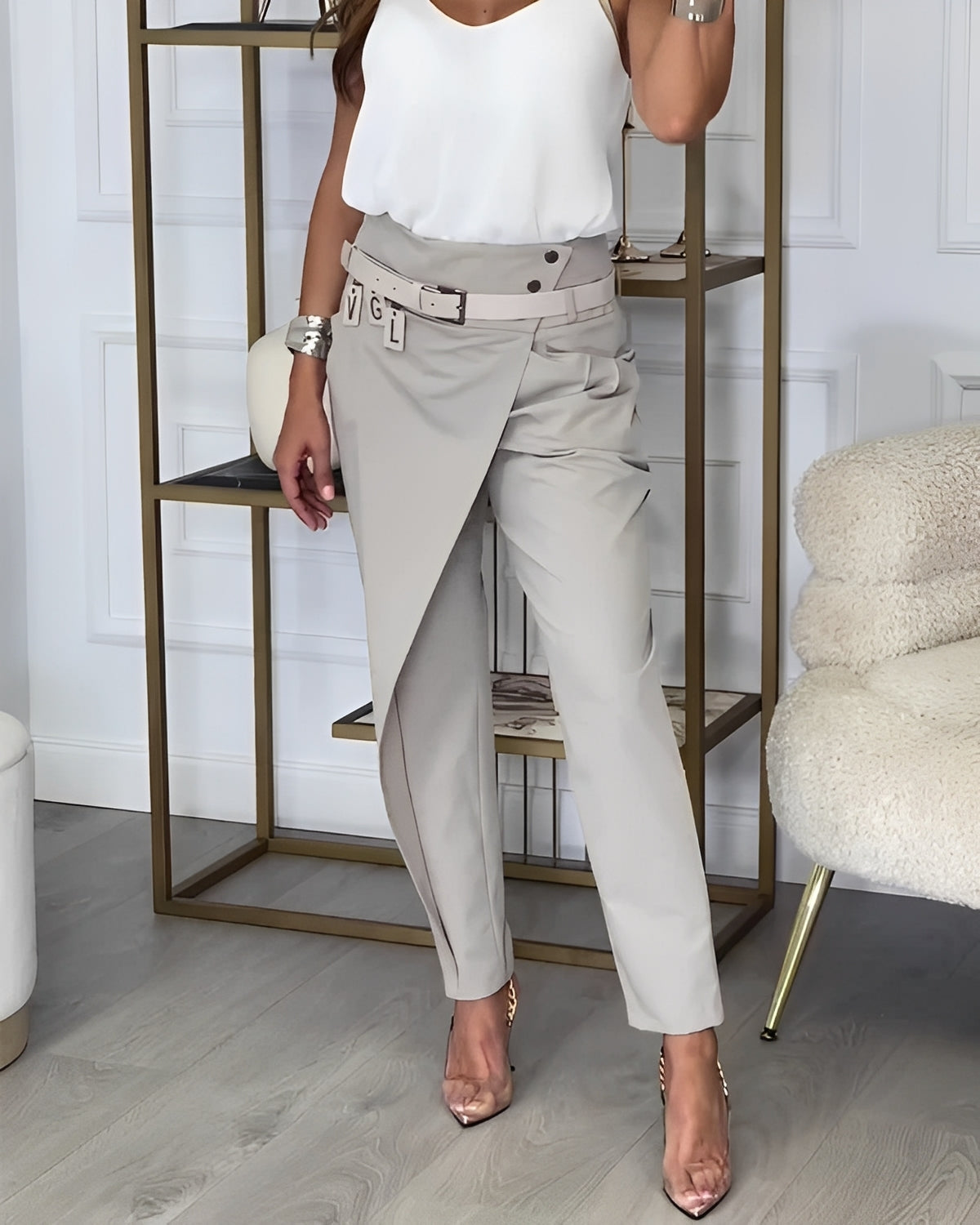 Pantaloni Donna Stile Jamie Vestibilità Irregolare - Brentozzi