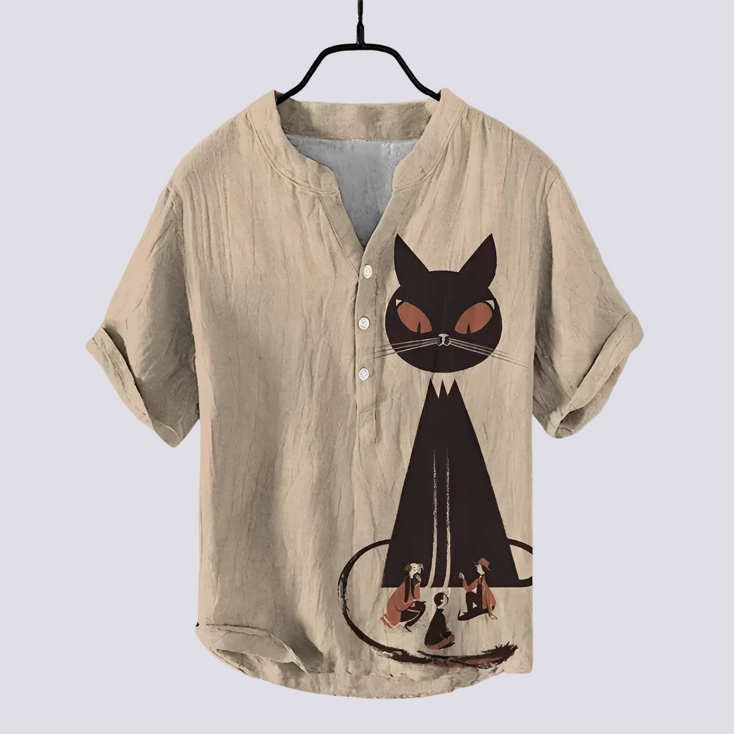 Camicia Donna con Stampa Originale Slim Fit