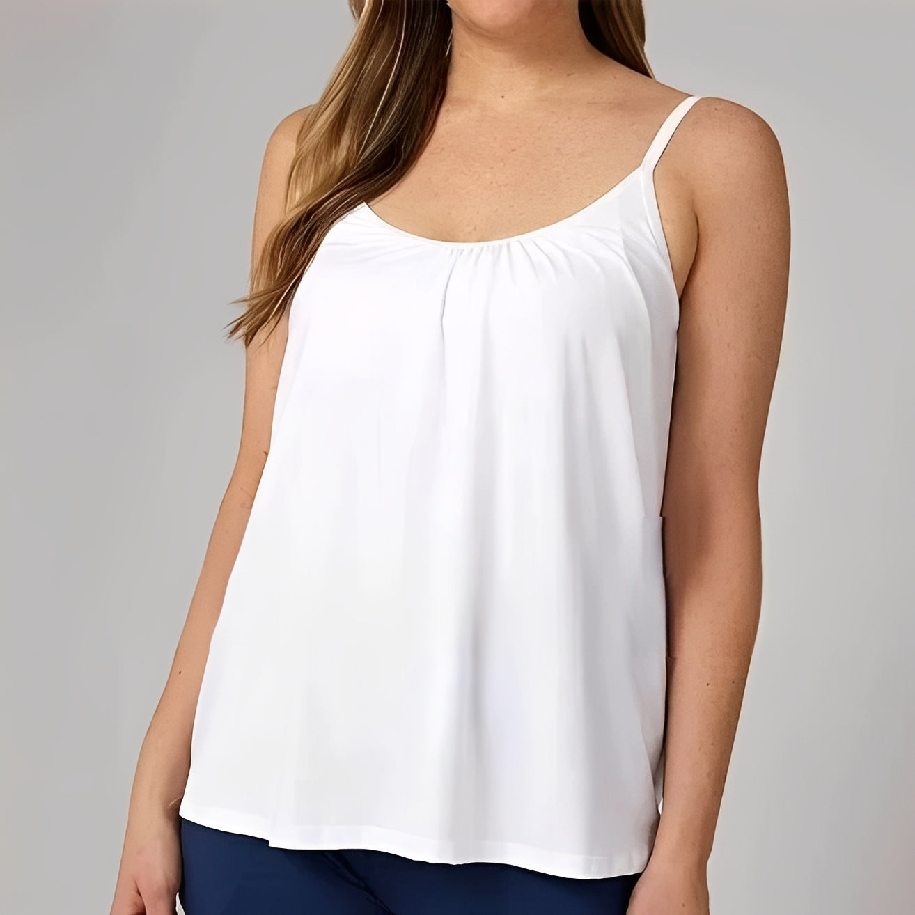 Donna con Reggiseno Integrato Comfort
