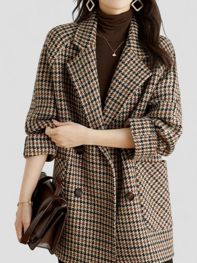 Cappotto Uomo Oversize Invernale Doppio Bottone Fantasia Quadri - Brentozzi