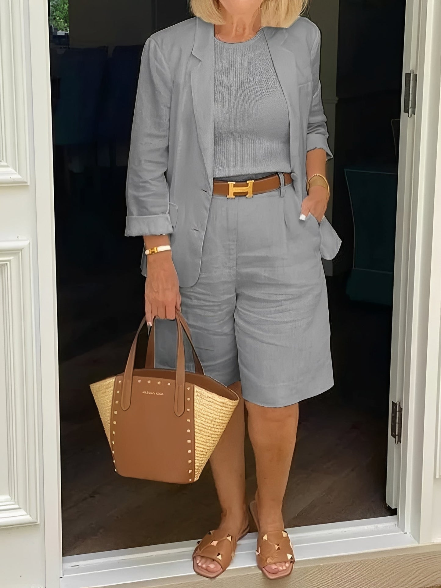 Completo Due Pezzi Donna Vestibilità Comoda