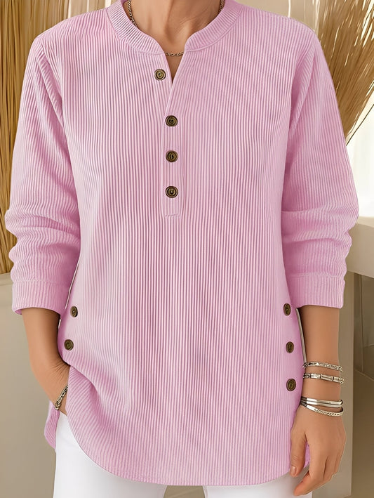 Maglione Donna con Bottoni Morbido - Brentozzi