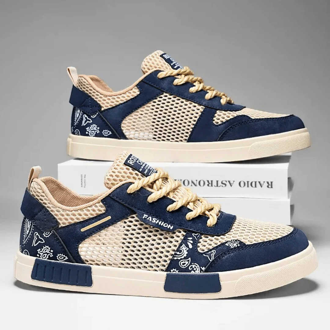 Sneaker Uomo in Mesh con Lacci