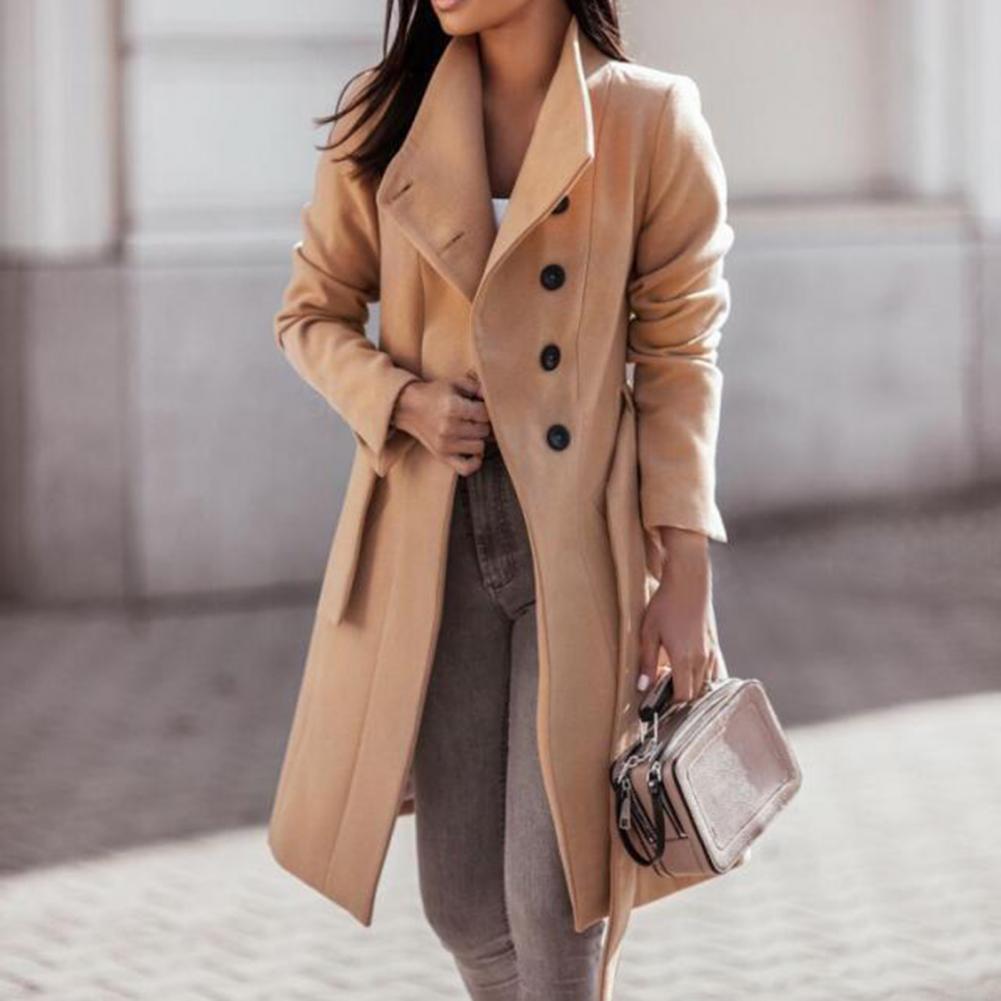 Trenchcoat Donna Classico Doppia Chiusura con Fiocco