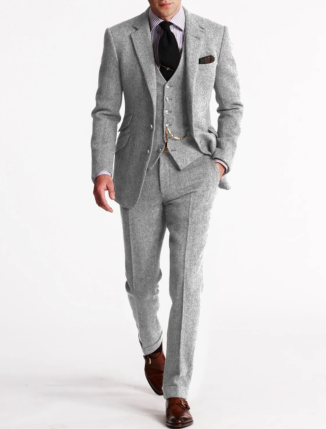 Completo Uomo Tre Pezzi Business Classico