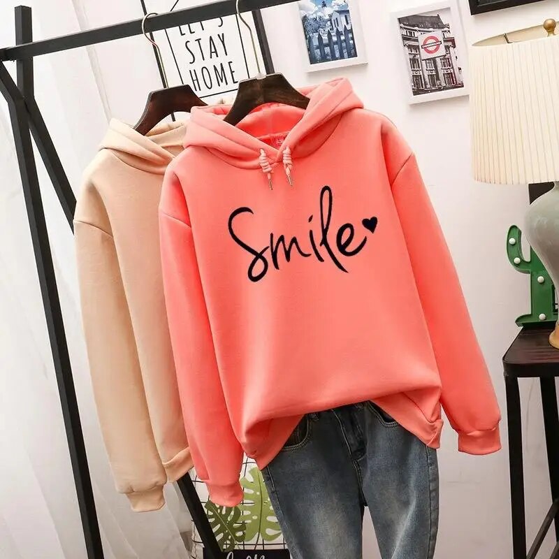 Felpa Donna con Stampa Love Comfortevole