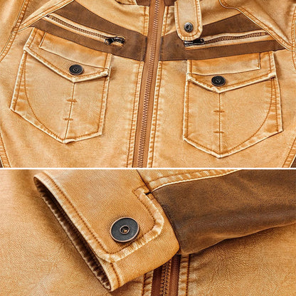 Giacca Uomo in Pelle Slim Fit