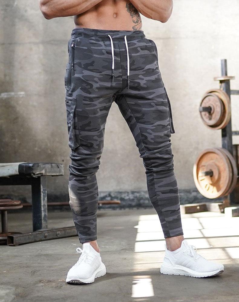 Pantaloni Sportivi Uomo Comodi con Tasche Multiple