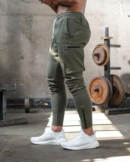 Pantaloni Jogger Uomo Elastico Vita Sportivi