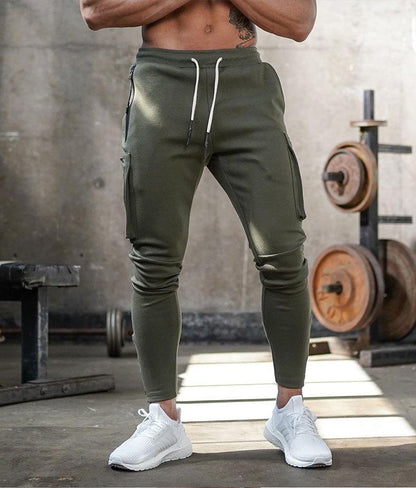 Pantaloni Jogger Uomo Elastico Vita Sportivi