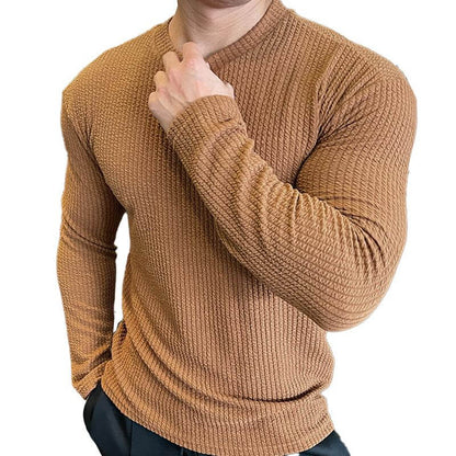 Maglione Uomo Maglia Girocollo Stile Casual