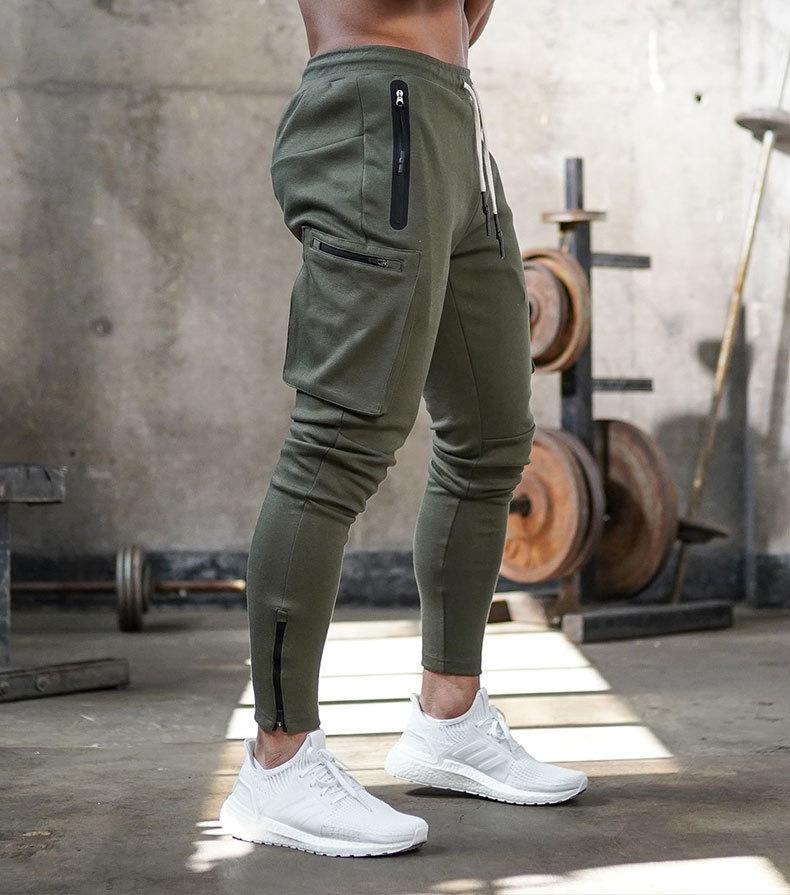 Pantaloni Jogger Uomo Elastico Vita Sportivi