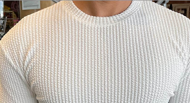 Maglione Uomo Maglia Girocollo Stile Casual