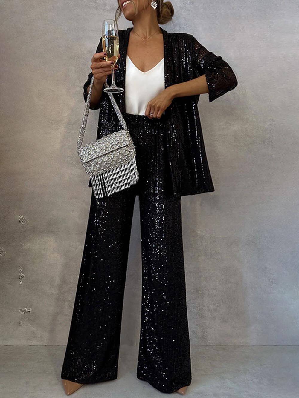 Completo Donna Pantaloni e Giacca Elegante Classico