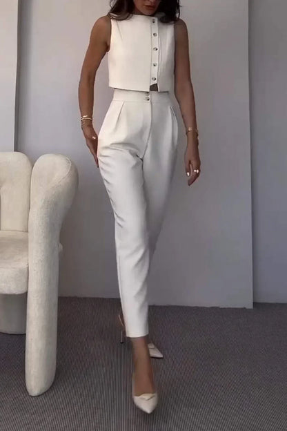 Coordinato Donna Classico e Pantaloni Vita Alta