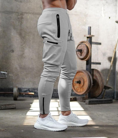 Pantaloni Jogger Uomo Elastico Vita Sportivi