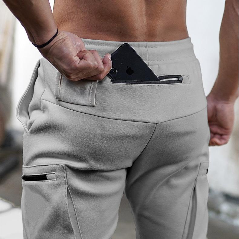 Pantaloni Sportivi Uomo Tessuto Traspirante Vestibilità Flessibile