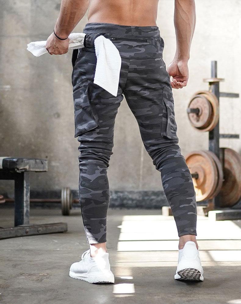 Pantaloni Sportivi Uomo Tessuto Traspirante Vestibilità Flessibile