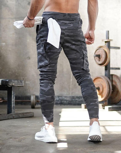 Pantaloni Sportivi Uomo Comodi con Tasche Multiple
