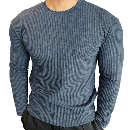 Maglione Uomo Maglia Girocollo Stile Casual