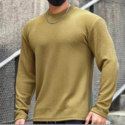 Maglione Uomo Maglia Girocollo Stile Casual