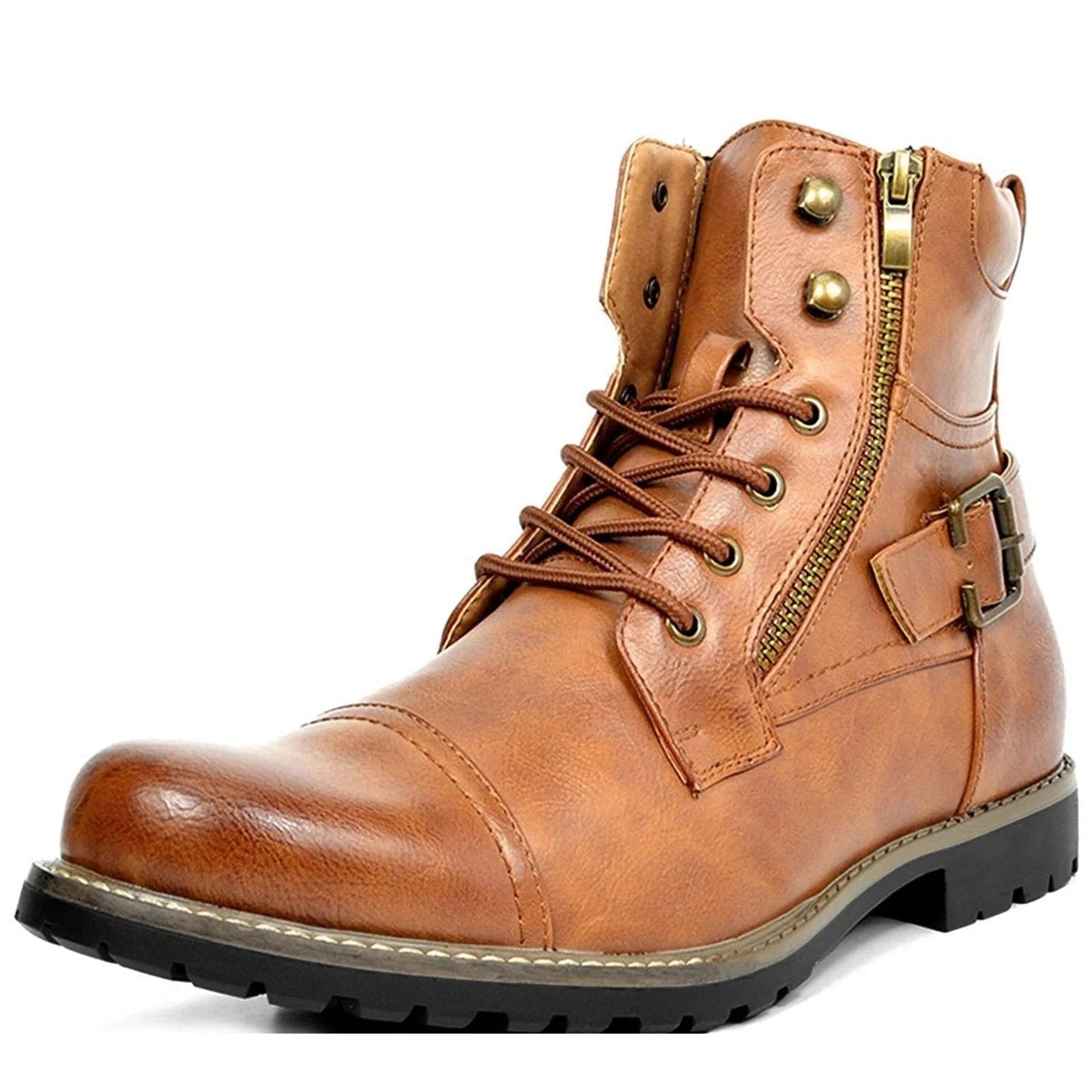 Stivali Uomo Classici in Pelle Comfort Autunno Inverno