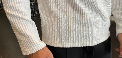 Maglione Uomo Maglia Girocollo Stile Casual