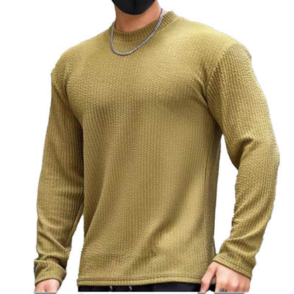 Maglione Uomo Maglia Girocollo Stile Casual