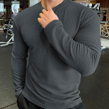 Maglione Uomo Maglia Girocollo Stile Casual