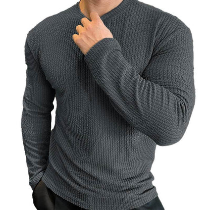 Maglione Uomo Maglia Girocollo Stile Casual