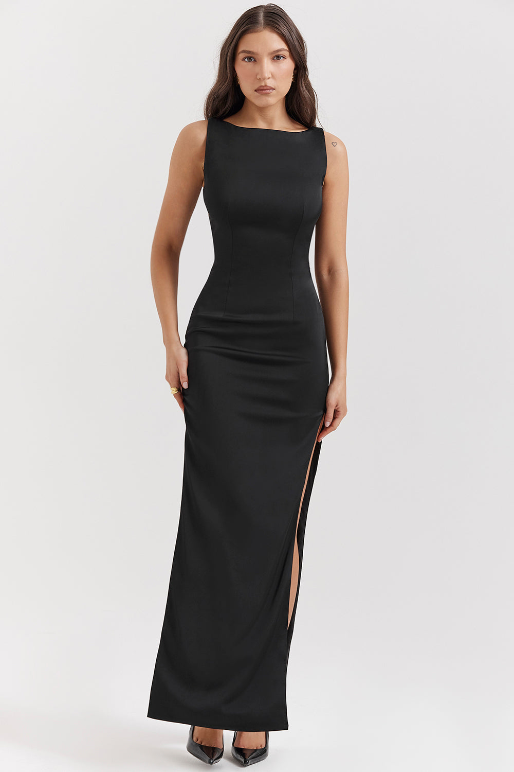 Abito Maxi Donna Svasato Lungo