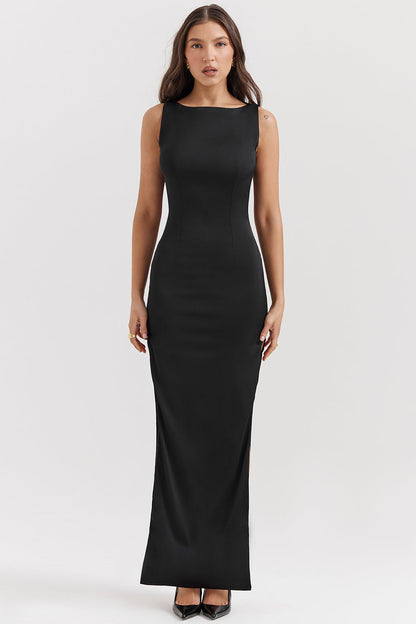 Abito Maxi Donna Svasato Lungo