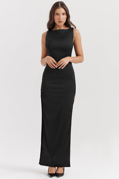Abito Maxi Donna Svasato Lungo