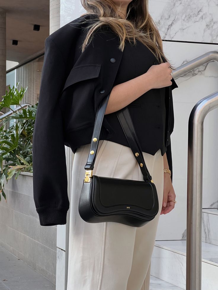 Borsa a Spalla Donna in Ecopelle Minimalista Elegante Quotidiana