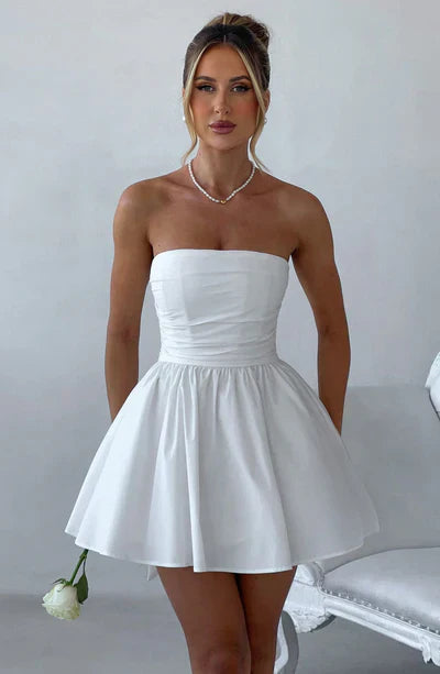 Abito Corto Donna Linee Pulite Semplice