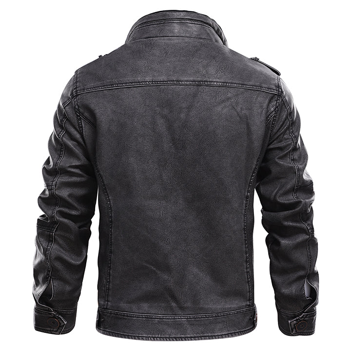 Giacca Pelle Uomo Stile Classico